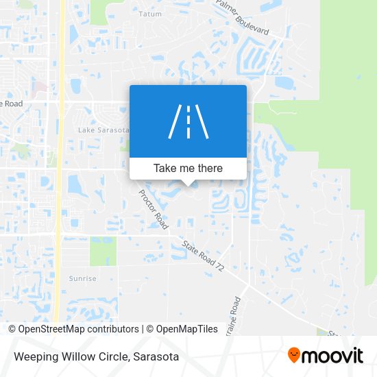 Weeping Willow Circle map