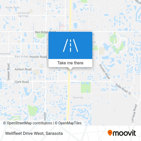 Wellfleet Drive West map