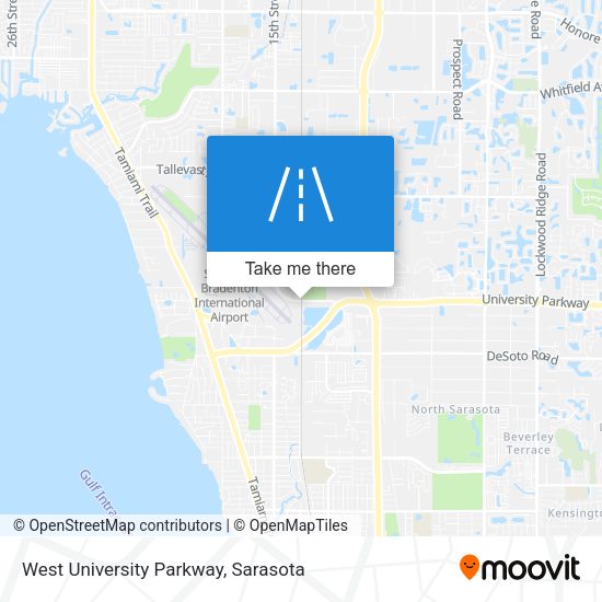 West University Parkway map