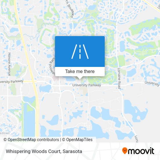 Whispering Woods Court map