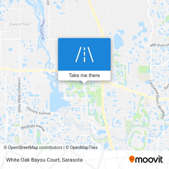 Mapa de White Oak Bayou Court