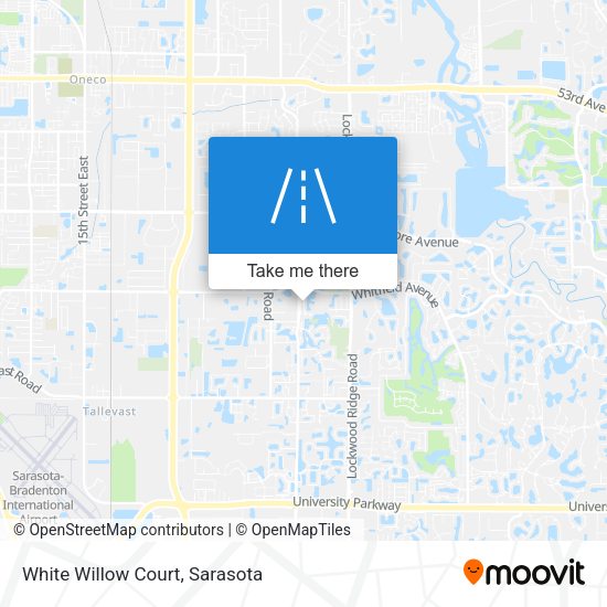 Mapa de White Willow Court