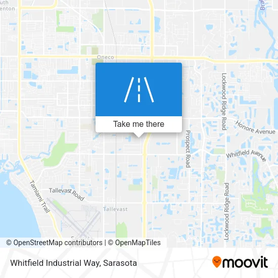 Whitfield Industrial Way map