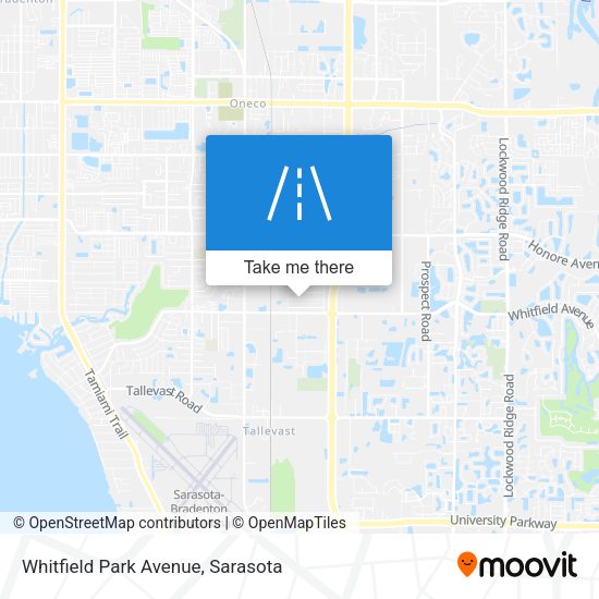 Whitfield Park Avenue map