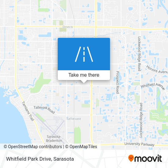 Whitfield Park Drive map
