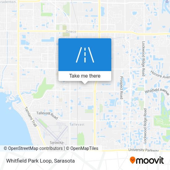 Whitfield Park Loop map