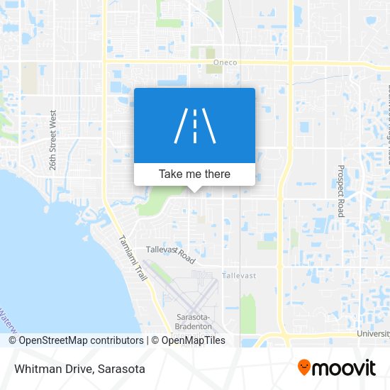Mapa de Whitman Drive