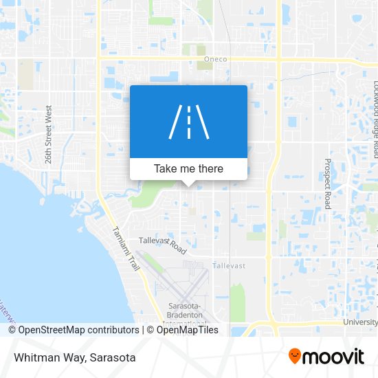 Mapa de Whitman Way