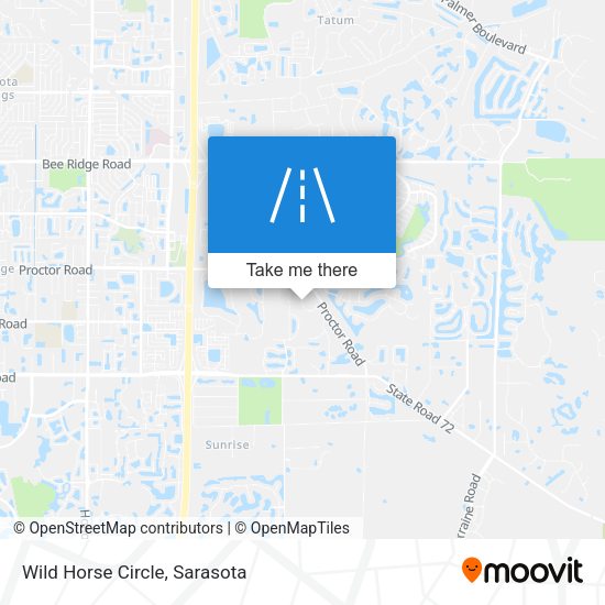Wild Horse Circle map