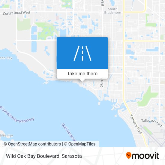 Wild Oak Bay Boulevard map