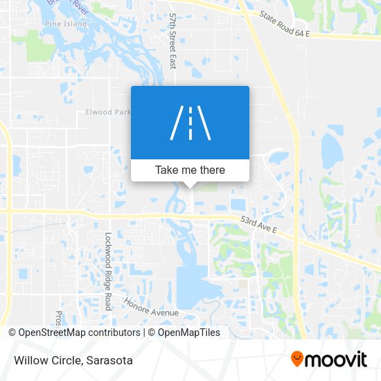 Willow Circle map