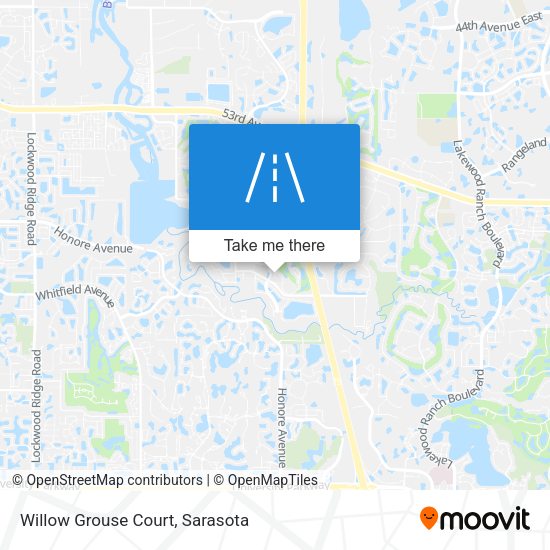 Mapa de Willow Grouse Court