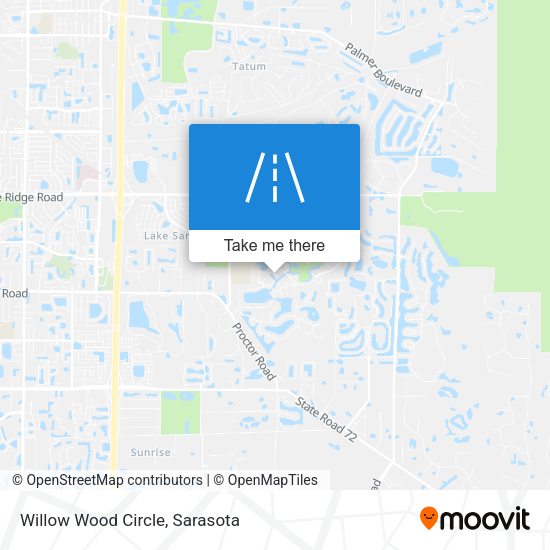 Mapa de Willow Wood Circle