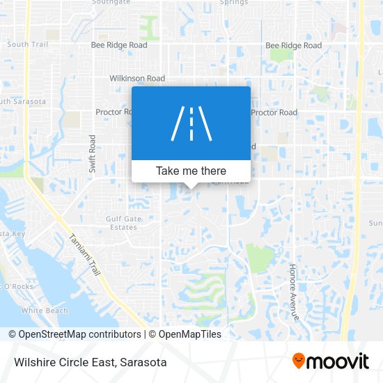 Wilshire Circle East map