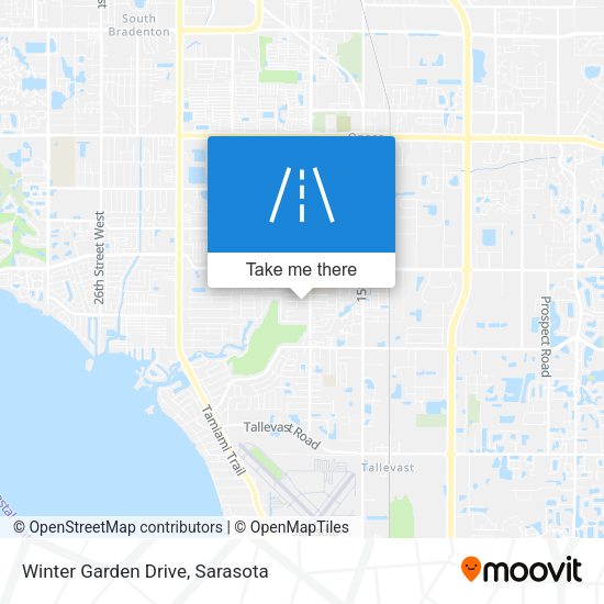Mapa de Winter Garden Drive