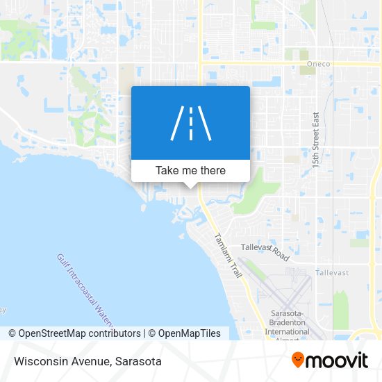 Mapa de Wisconsin Avenue