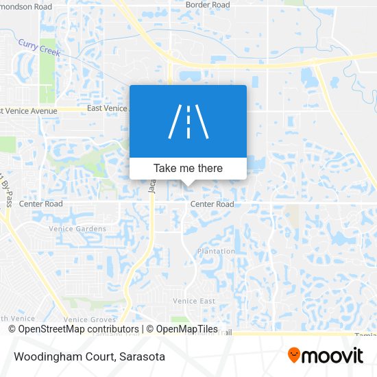 Mapa de Woodingham Court