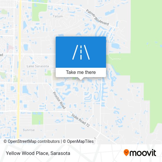 Yellow Wood Place map