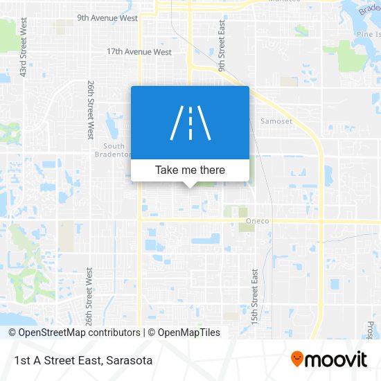 Mapa de 1st A Street East