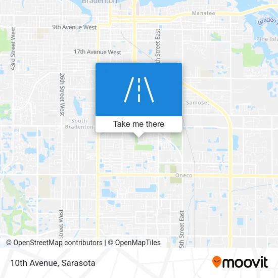 10th Avenue map