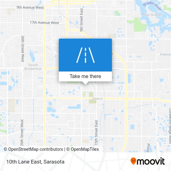 10th Lane East map