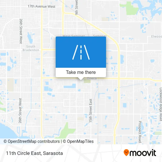 11th Circle East map