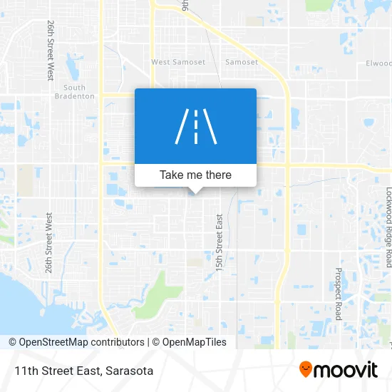 11th Street East map