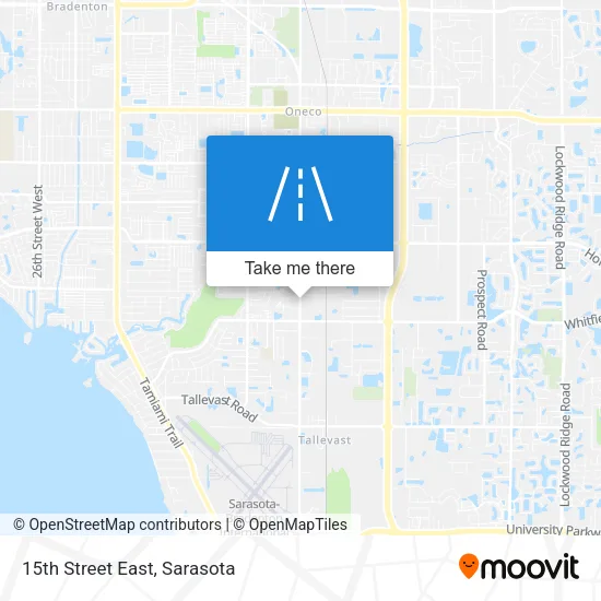 15th Street East map