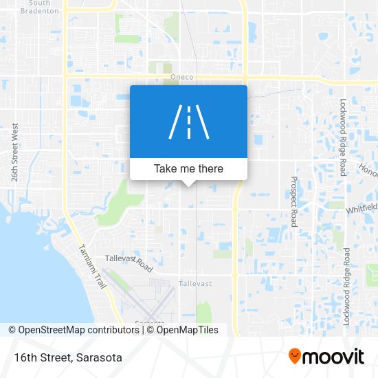 Mapa de 16th Street