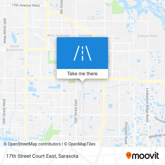 Mapa de 17th Street Court East