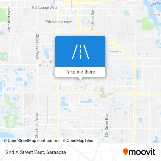 2nd A Street East map