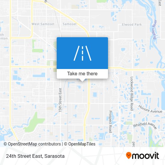 24th Street East map