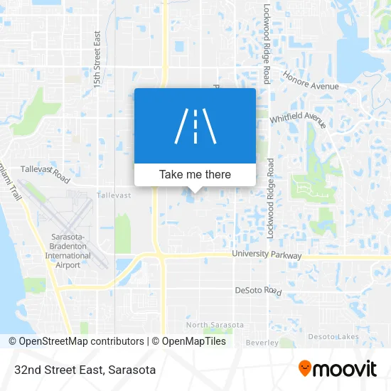 32nd Street East map