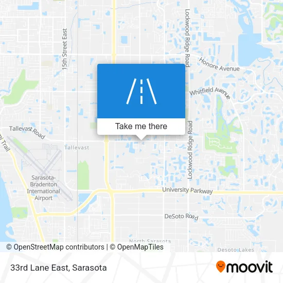 33rd Lane East map