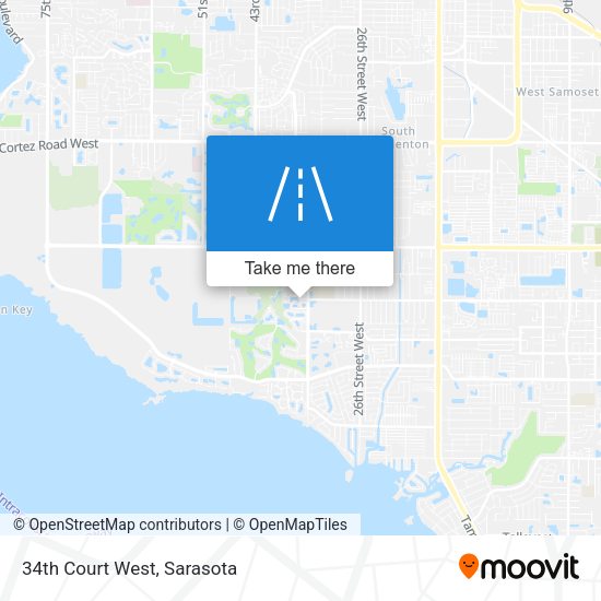 Mapa de 34th Court West