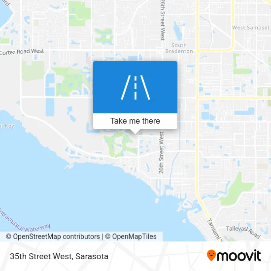 35th Street West map