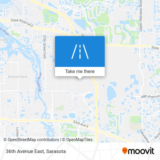36th Avenue East map