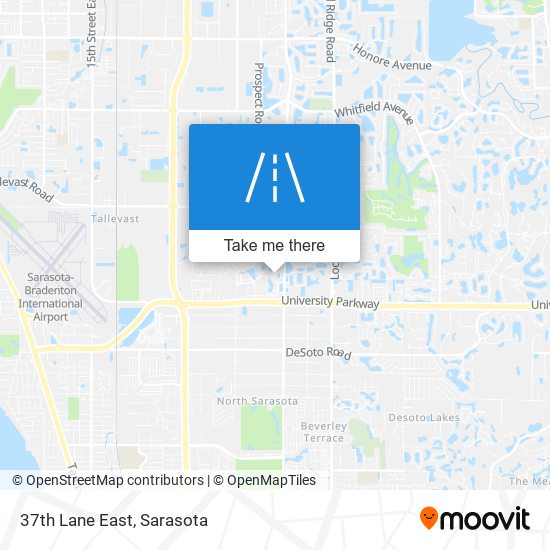 37th Lane East map