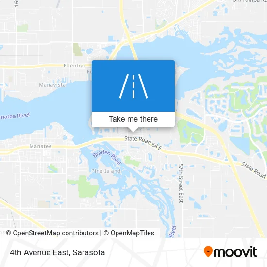 4th Avenue East map