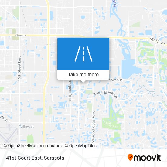 Mapa de 41st Court East