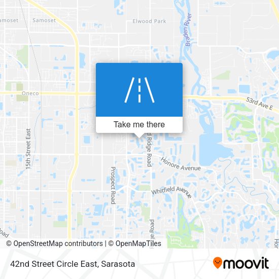 Mapa de 42nd Street Circle East