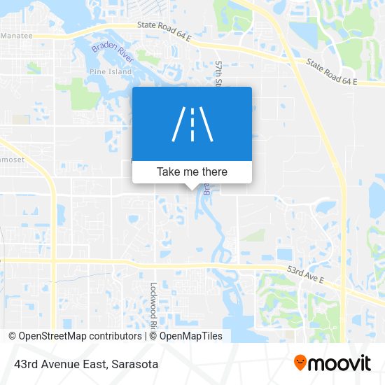 Mapa de 43rd Avenue East