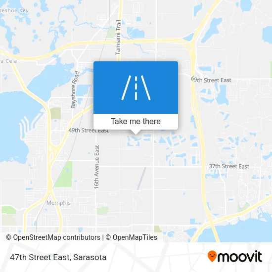 47th Street East map