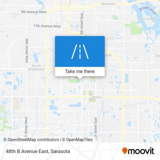 48th B Avenue East map