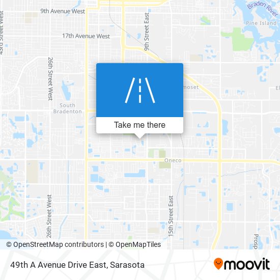 49th A Avenue Drive East map