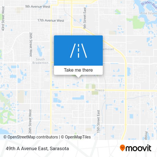 49th A Avenue East map