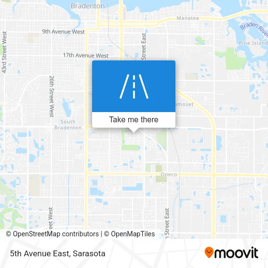 5th Avenue East map