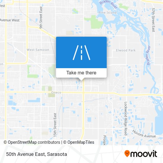 Mapa de 50th Avenue East