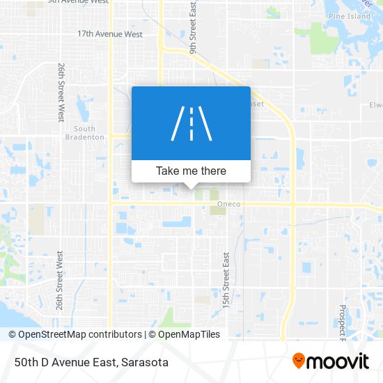 Mapa de 50th D Avenue East