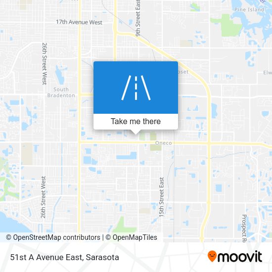 51st A Avenue East map